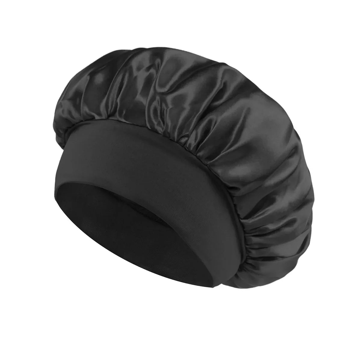 Satin Sleeping Bonnet (Elastic Band)