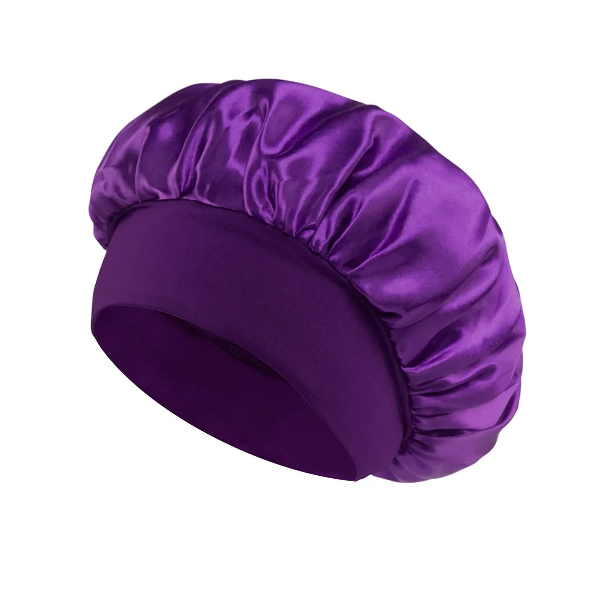 Satin Sleeping Bonnet (Elastic Band)