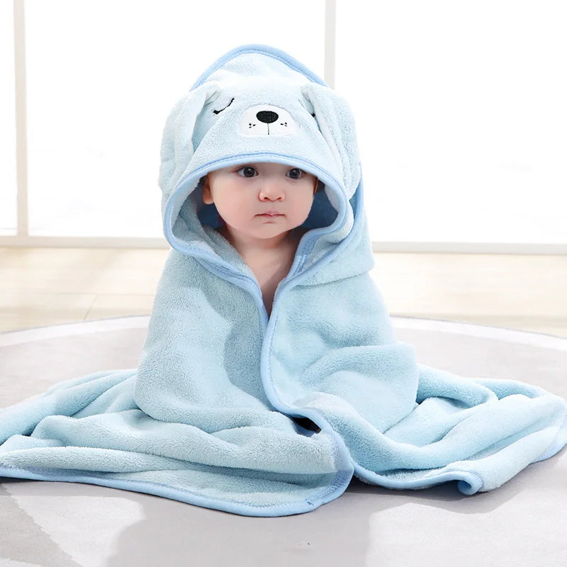 Hooded Baby Towel Blanket (Animal Style)