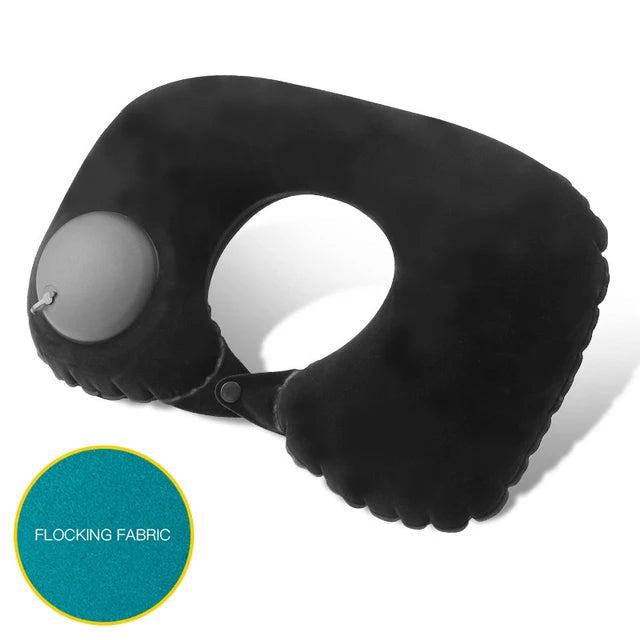 U-Shaped Inflatable Travel Pillow