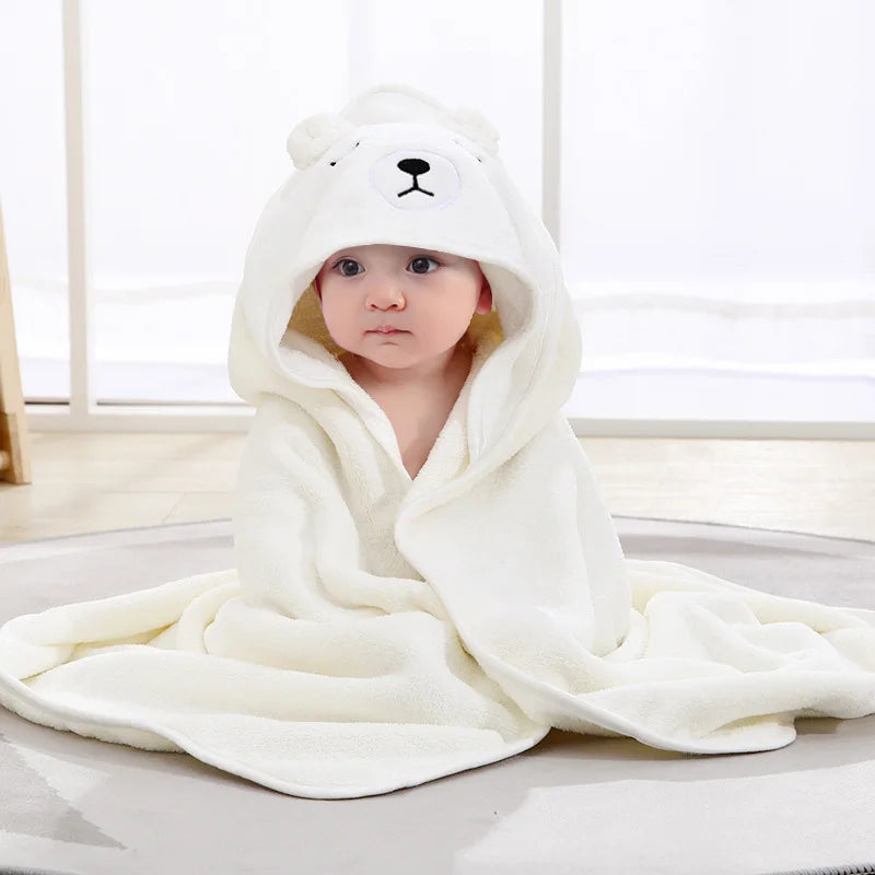 Hooded Baby Towel Blanket (Animal Style)